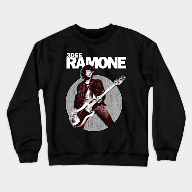 3Dee Ramone Crewneck Sweatshirt by StayTruePonyboy